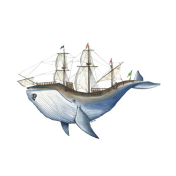 Set Sail Whale Classic Tee Design