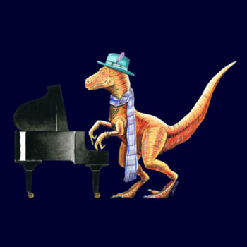 Bohemian Raptor Kids Supply Hoodie Design