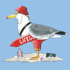 Chester on Duty Womens Maple Tee Design