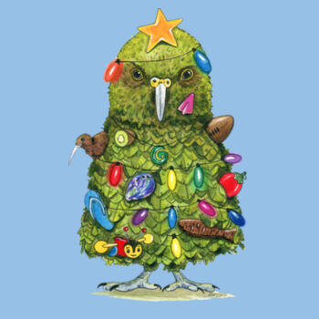 The Kea who loves Christmas Womens Maple Tee Design