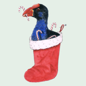 Sticky Beak Pukeko Womens Maple Tee Design