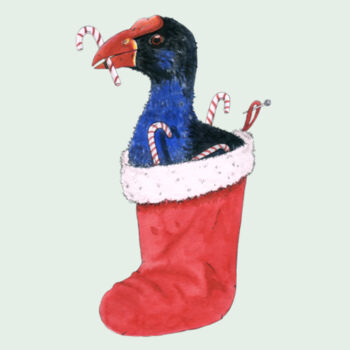 Sticky Beak Pukeko Womens Maple Tee Design