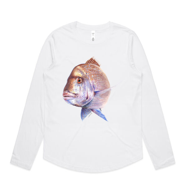 Old Bronzy Womens Maple Curve Long Sleeve Tee Thumbnail