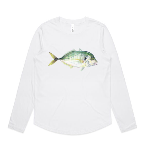 Trevally Womens Maple Curve Long Sleeve Tee Thumbnail
