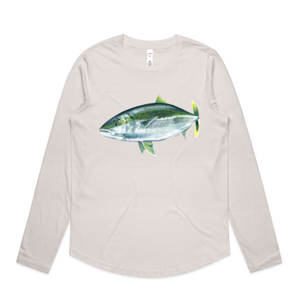 Kingy Womens Maple Curve Long Sleeve Tee Thumbnail