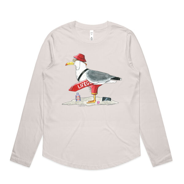 Chester on Duty Womens Maple Curve Long Sleeve Tee Thumbnail