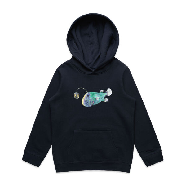 Grumpy Anglerfish Kids Supply Hoodie Thumbnail
