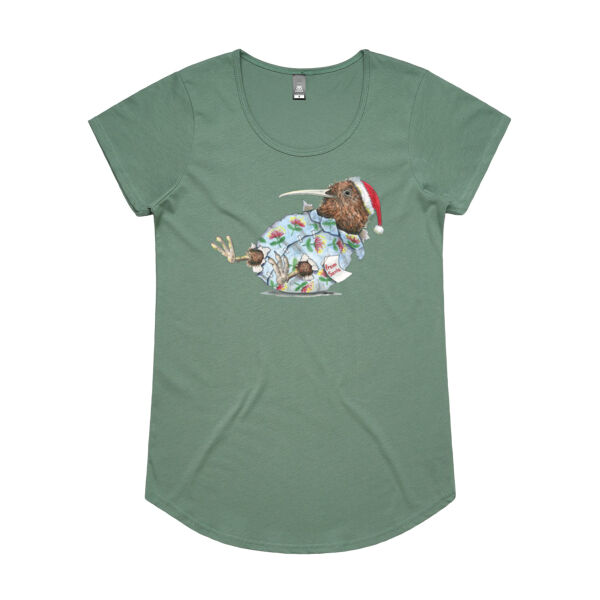 Kiwi wrapped up Womens Mali Tee Thumbnail